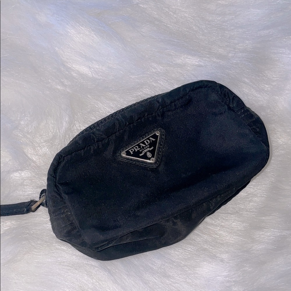 Prada Mini Black Pouch Bag
